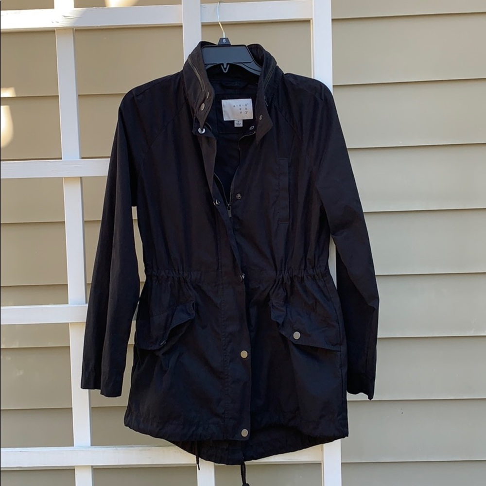 Light weight black jacket. Medium.